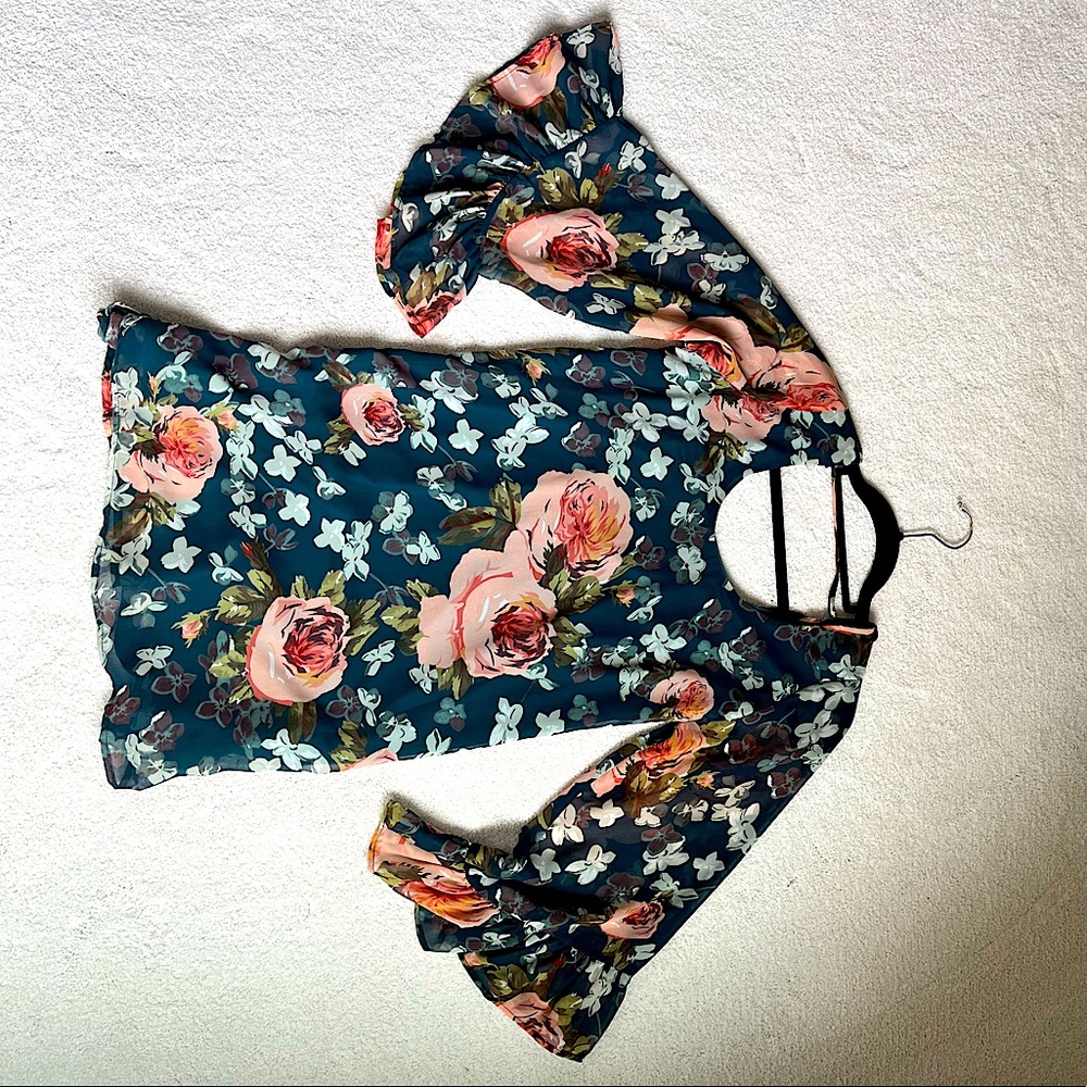 Floral, flowy dress